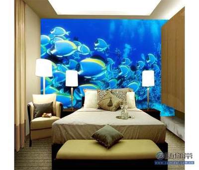 【DISH/帝尚环保防水大型壁画儿童卡通海底世界定制墙纸个性壁纸】东莞市石排爱尚墙艺制品厂 - 产品库